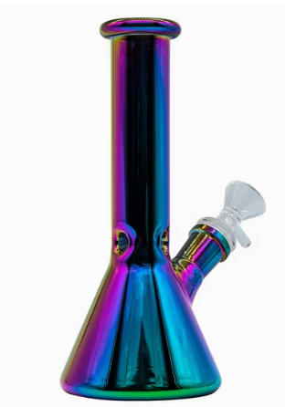 Minivaporizador y molinillo iridiscente